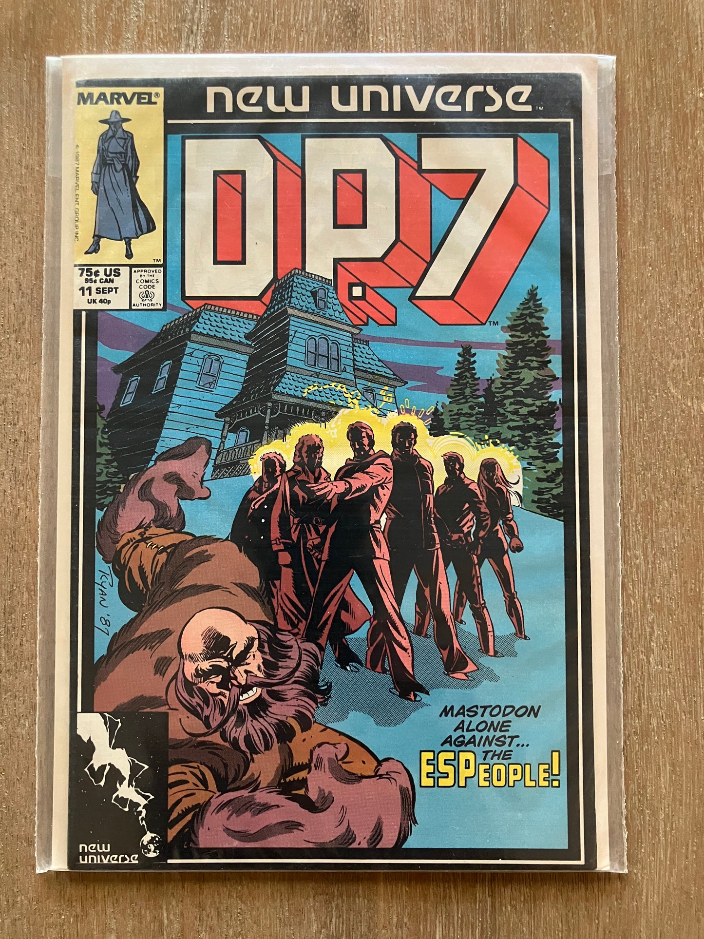 D.P.7 #11 (Volume 1, 1986 - 1989) $1 Comic Book