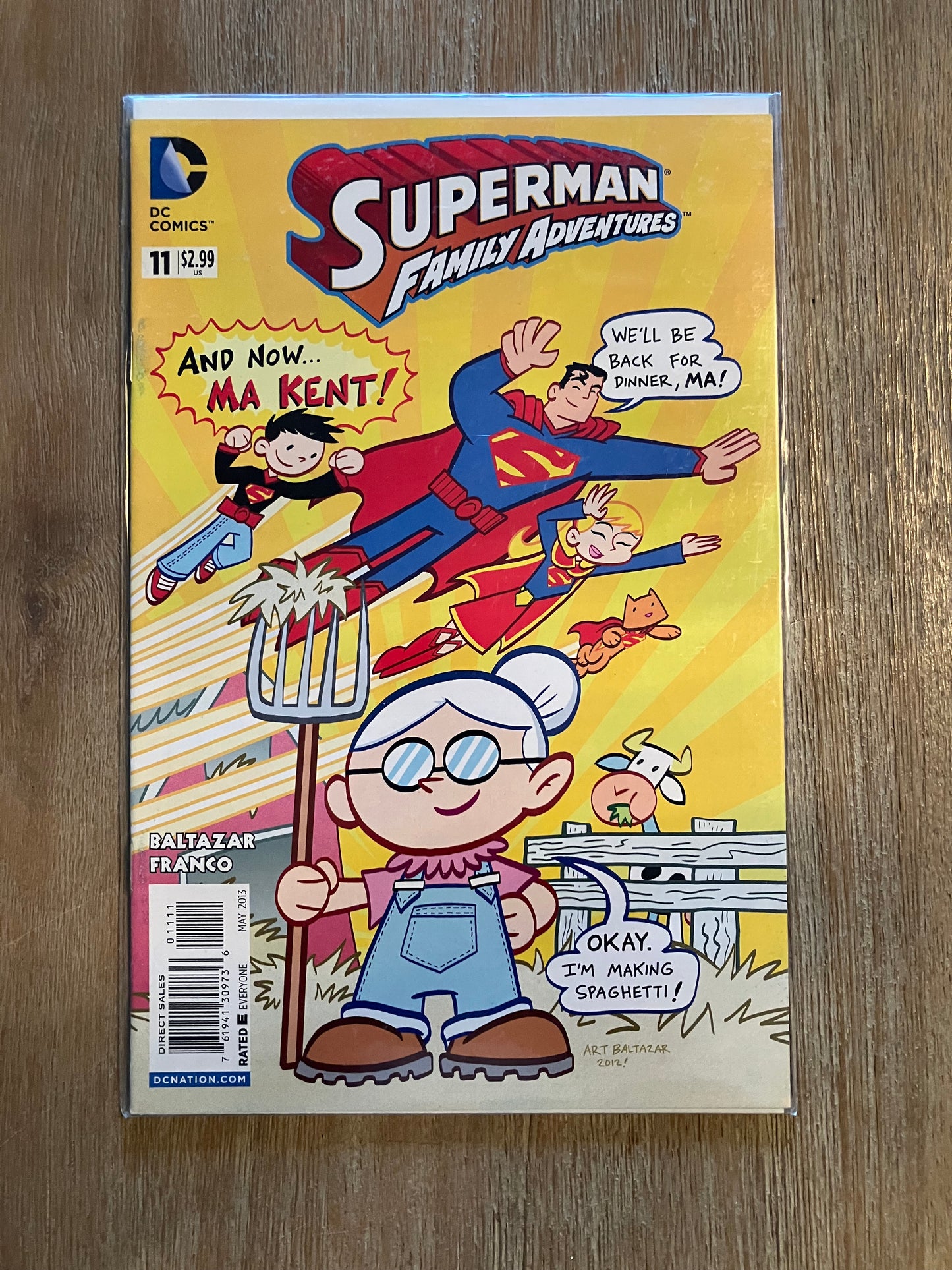 SUPERMAN FAMILY ADVENTURES #11 (Volume 1, 2012 - 2013) $1 Comic Book