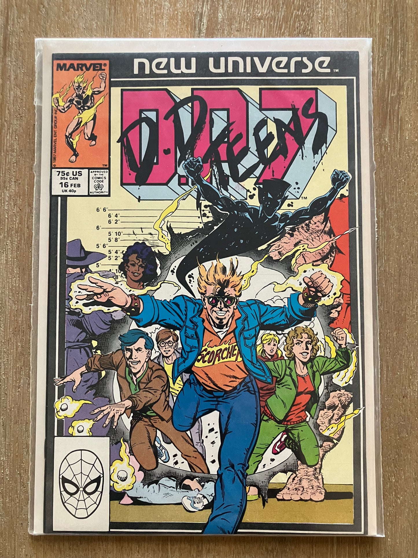 D.P.7 #16 (Volume 1, 1986 - 1989) $1 Comic Book