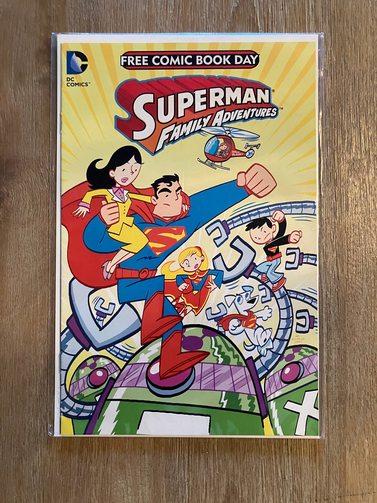 DC NATION FCBD SUPER SAMPLER/SUPERMAN FAMILY ADVENTURES FLIP BOOK #1 (2012) $1 Comic Book