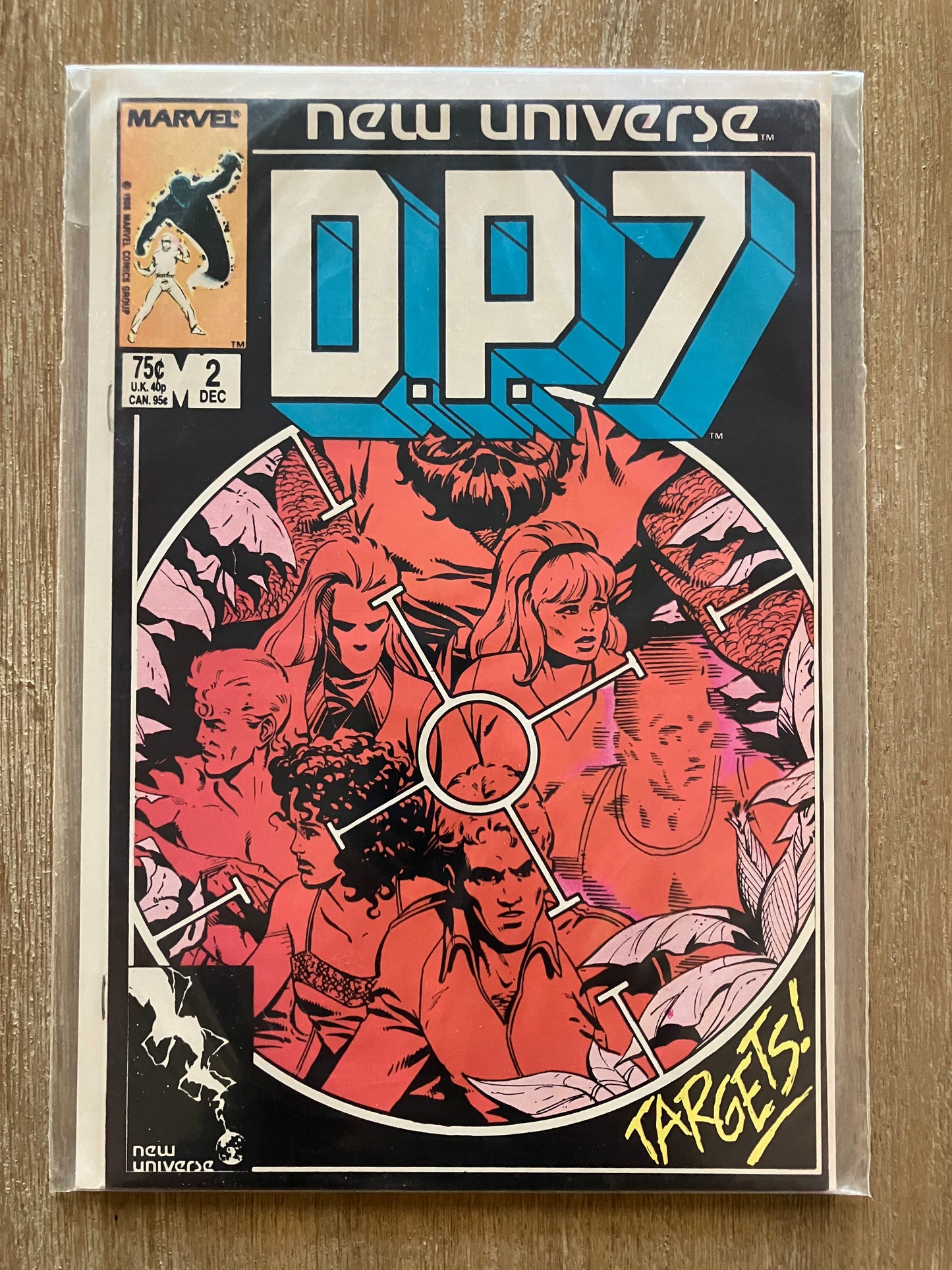 D.P.7 #2 (Volume 1, 1986 - 1989) $1 Comic Book