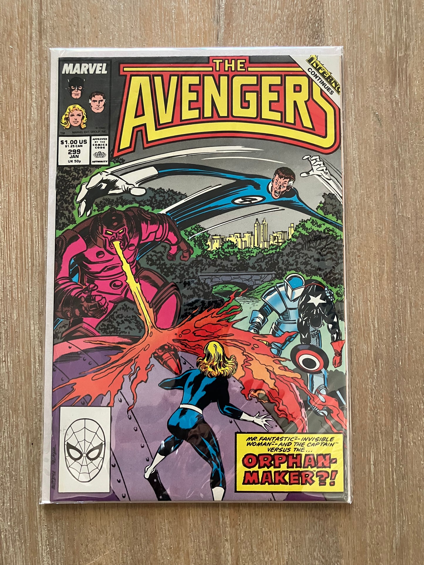 AVENGERS, THE #299 (Volume 1, 1963 - 1996) $1 Comic Book
