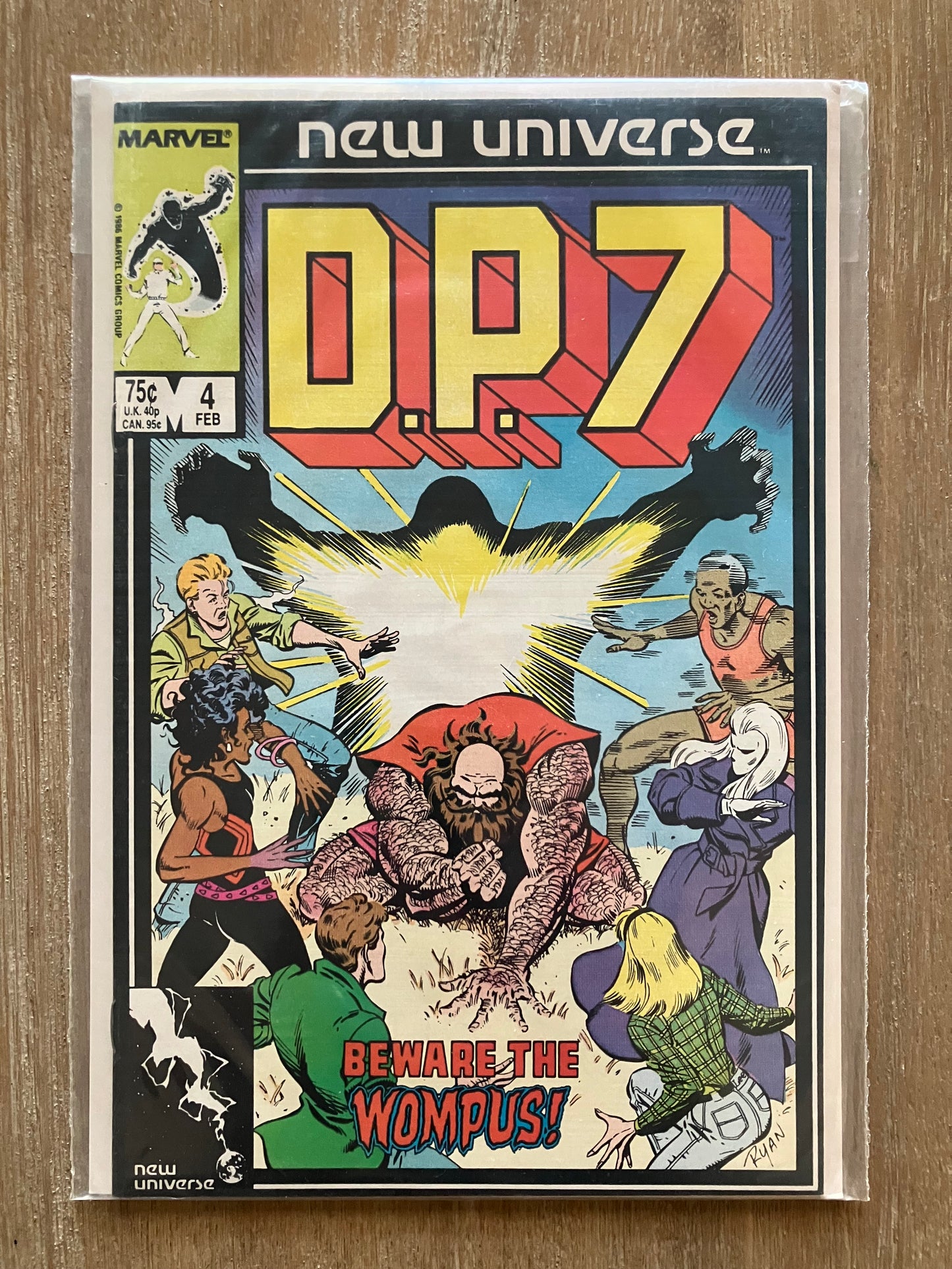 D.P.7 #4 (Volume 1, 1986 - 1989) $1 Comic Book