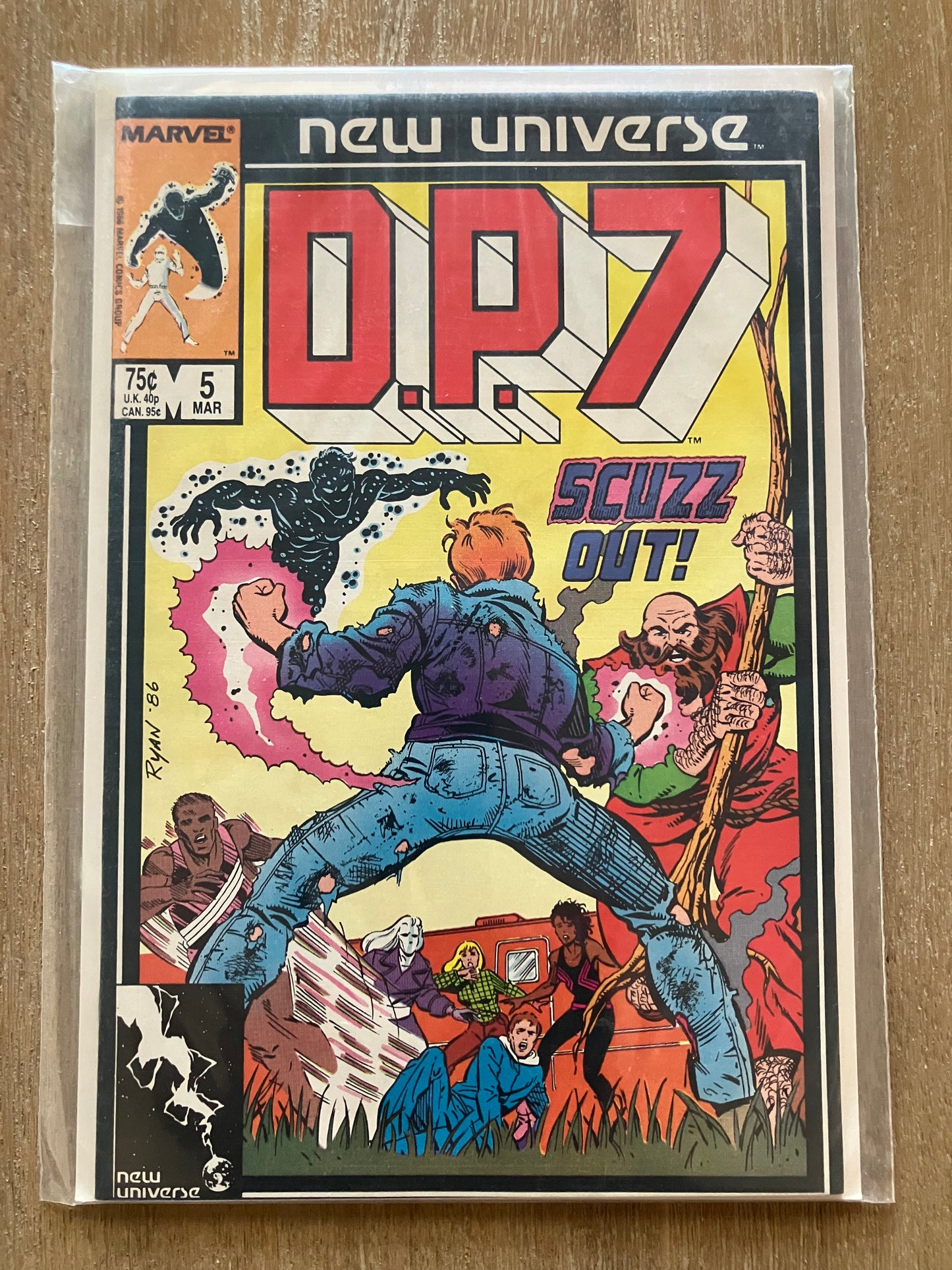 D.P.7 #5 (Volume 1, 1986 - 1989) $1 Comic Book