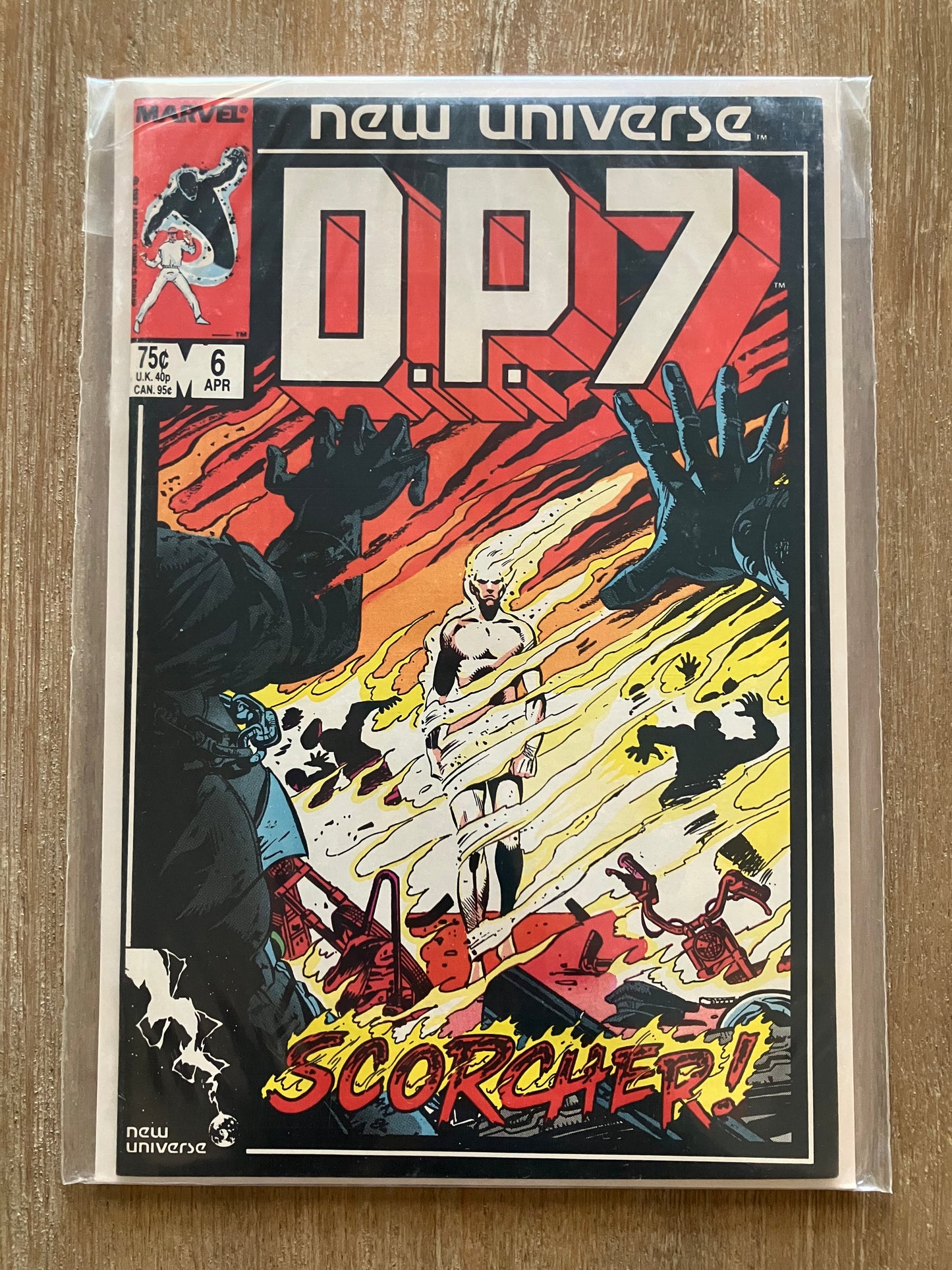 D.P.7 #6 (Volume 1, 1986 - 1989) $1 Comic Book