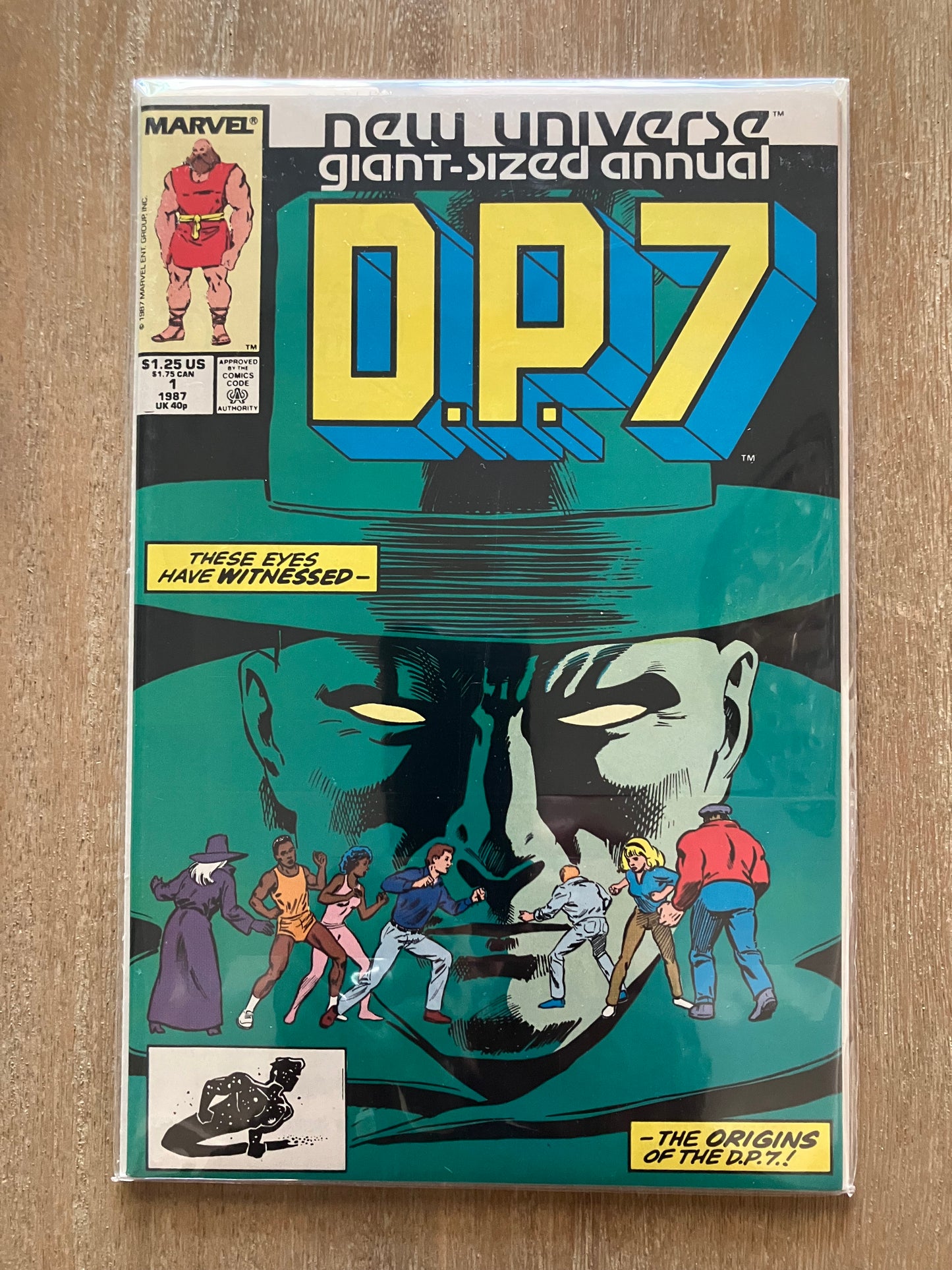 D.P.7 Annual #1 (Volume 1, 1986 - 1989) $1 Comic Book