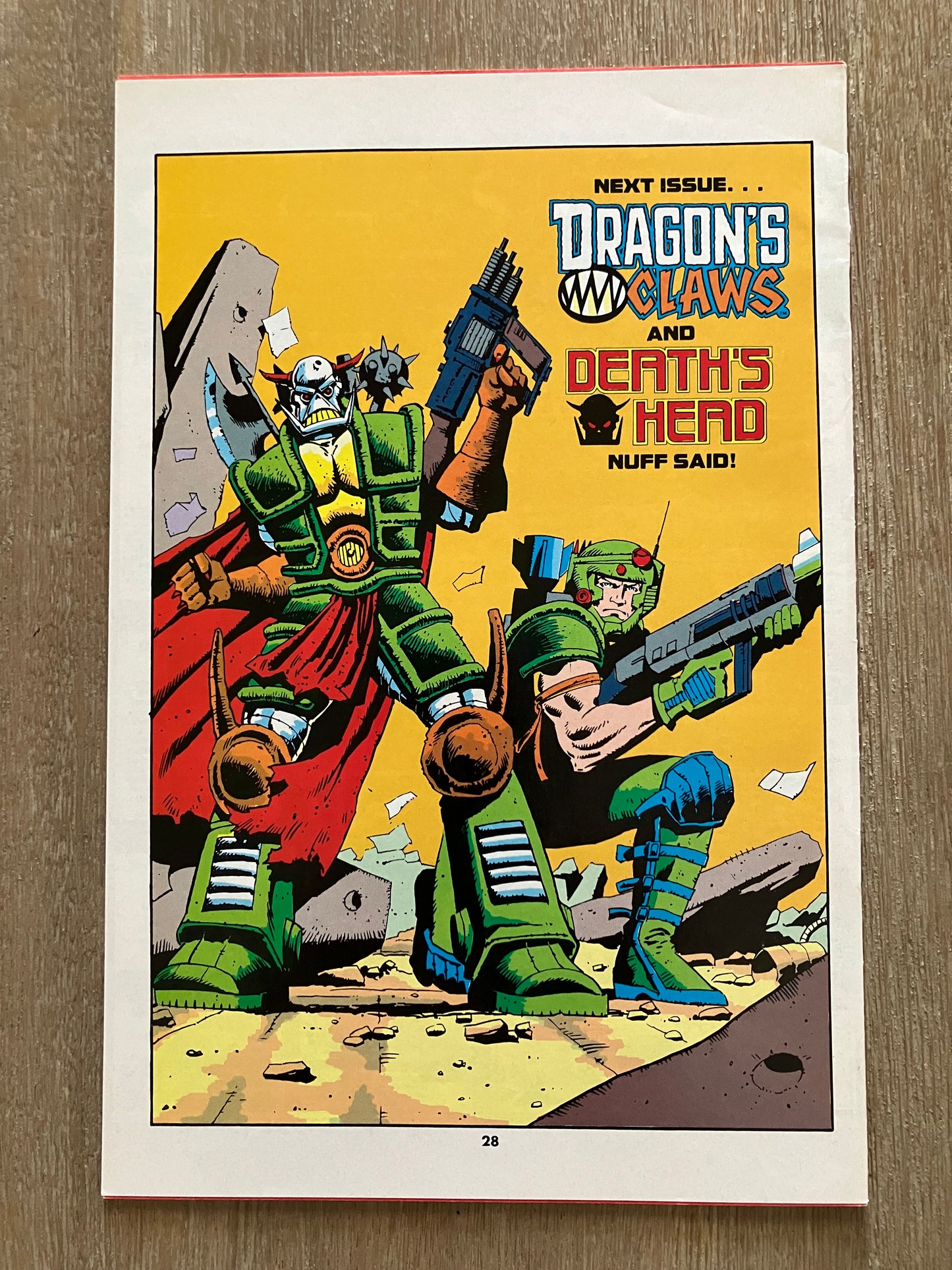 DRAGON'S CLAWS #4 (Volume 1, 1988 - 1989)