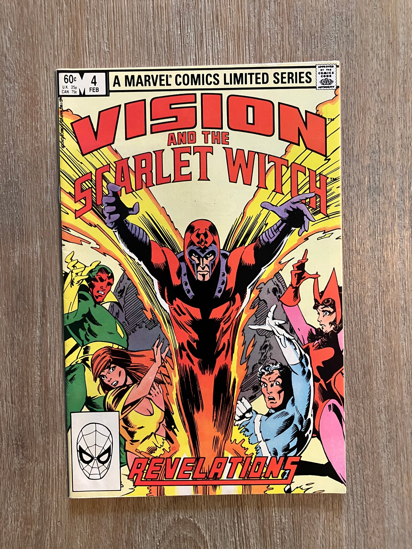 VISION AND THE SCARLET WITCH LIMITED SERIES LOT #1 - 4 (Volume 1, 1982 - 1983)