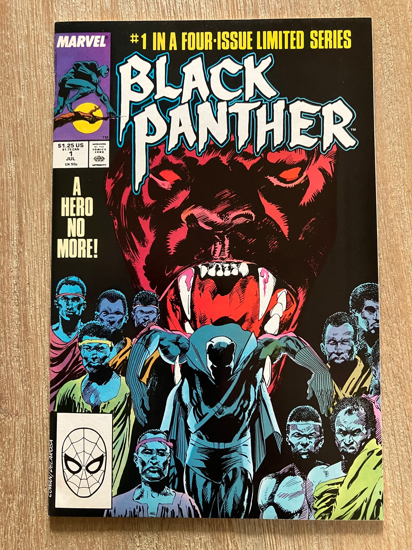 BLACK PANTHER LIMITED SERIES LOT #1 - 4 (Volume 1, 1988)
