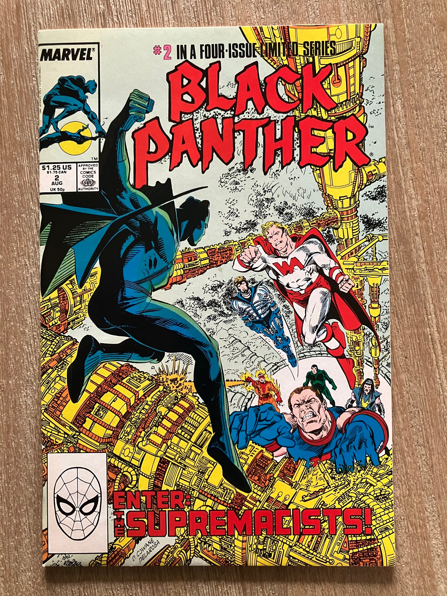 BLACK PANTHER LIMITED SERIES LOT #1 - 4 (Volume 1, 1988)