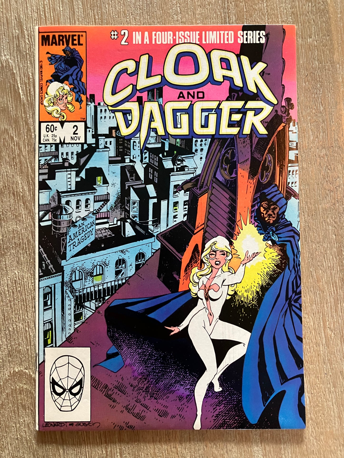 CLOAK AND DAGGER LIMITED SERIES LOT #1 - 4 (Volume 1, 1983 - 1984)