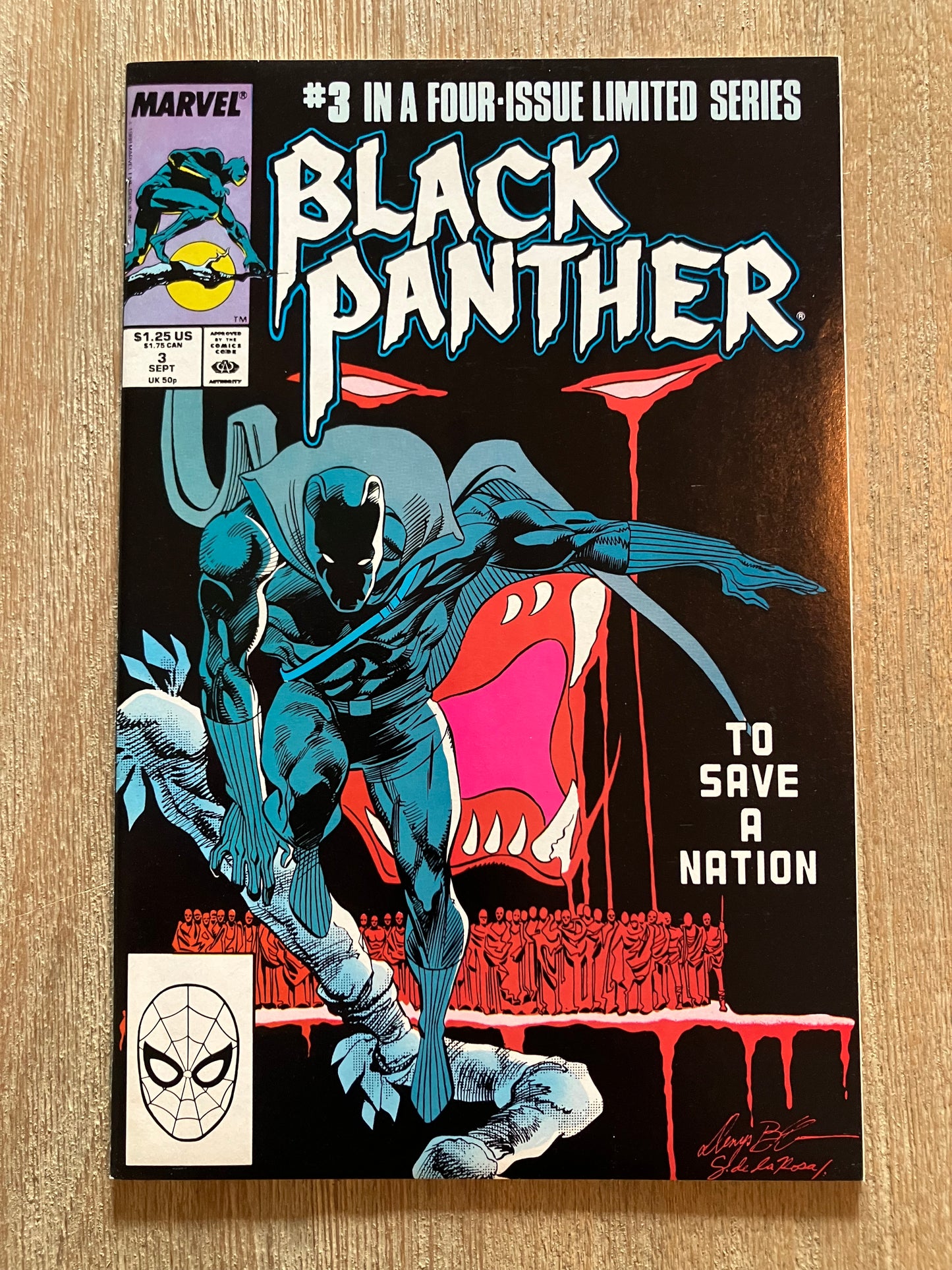 BLACK PANTHER LIMITED SERIES LOT #1 - 4 (Volume 1, 1988)