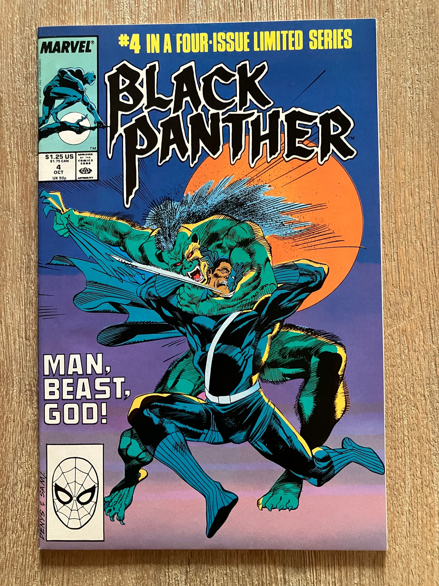 BLACK PANTHER LIMITED SERIES LOT #1 - 4 (Volume 1, 1988)