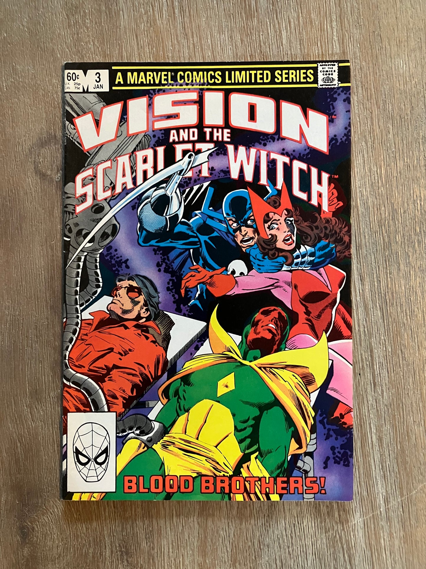 VISION AND THE SCARLET WITCH LIMITED SERIES LOT #1 - 4 (Volume 1, 1982 - 1983)