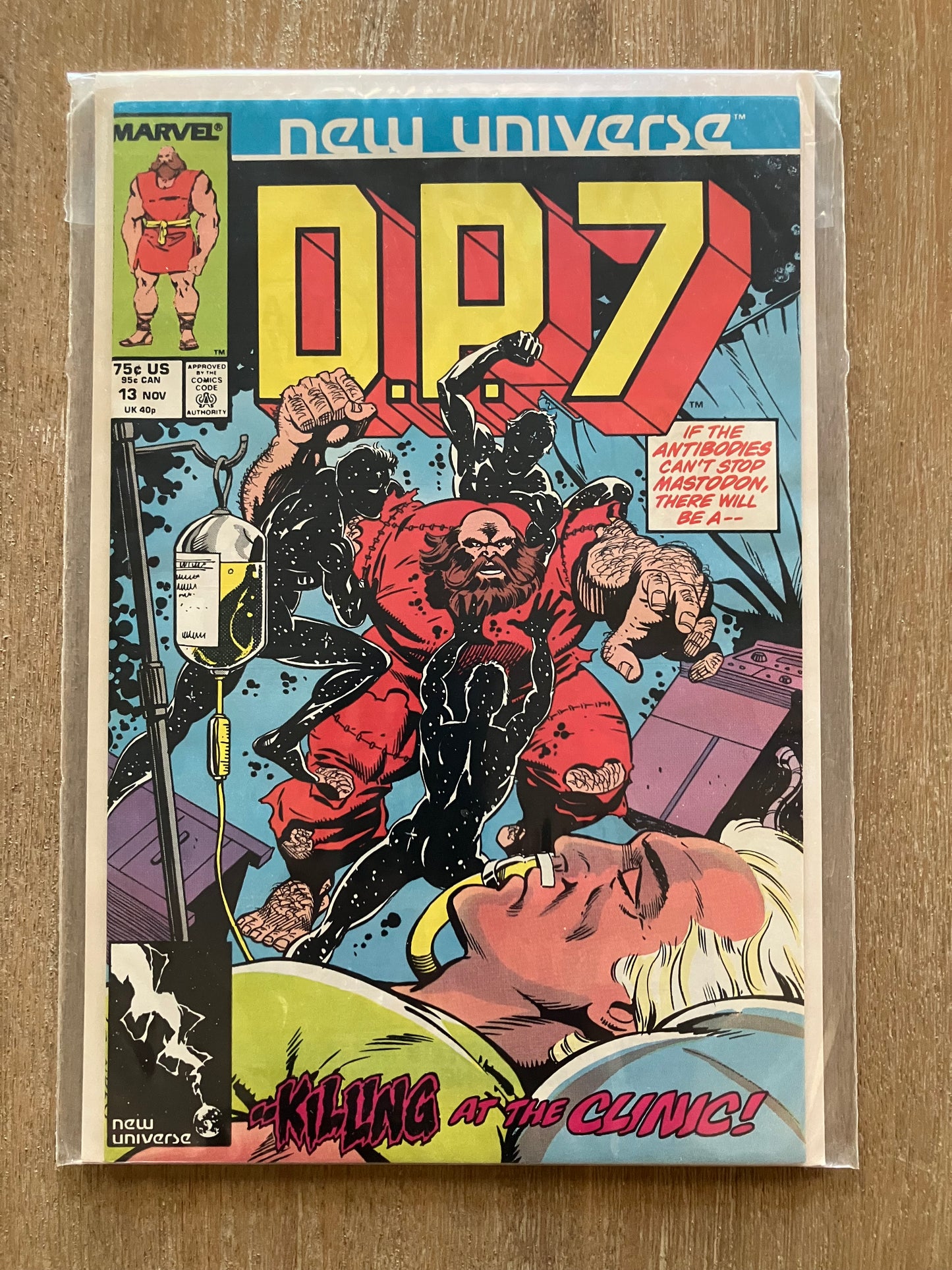 D.P.7 #13 (Volume 1, 1986 - 1989) $1 Comic Book