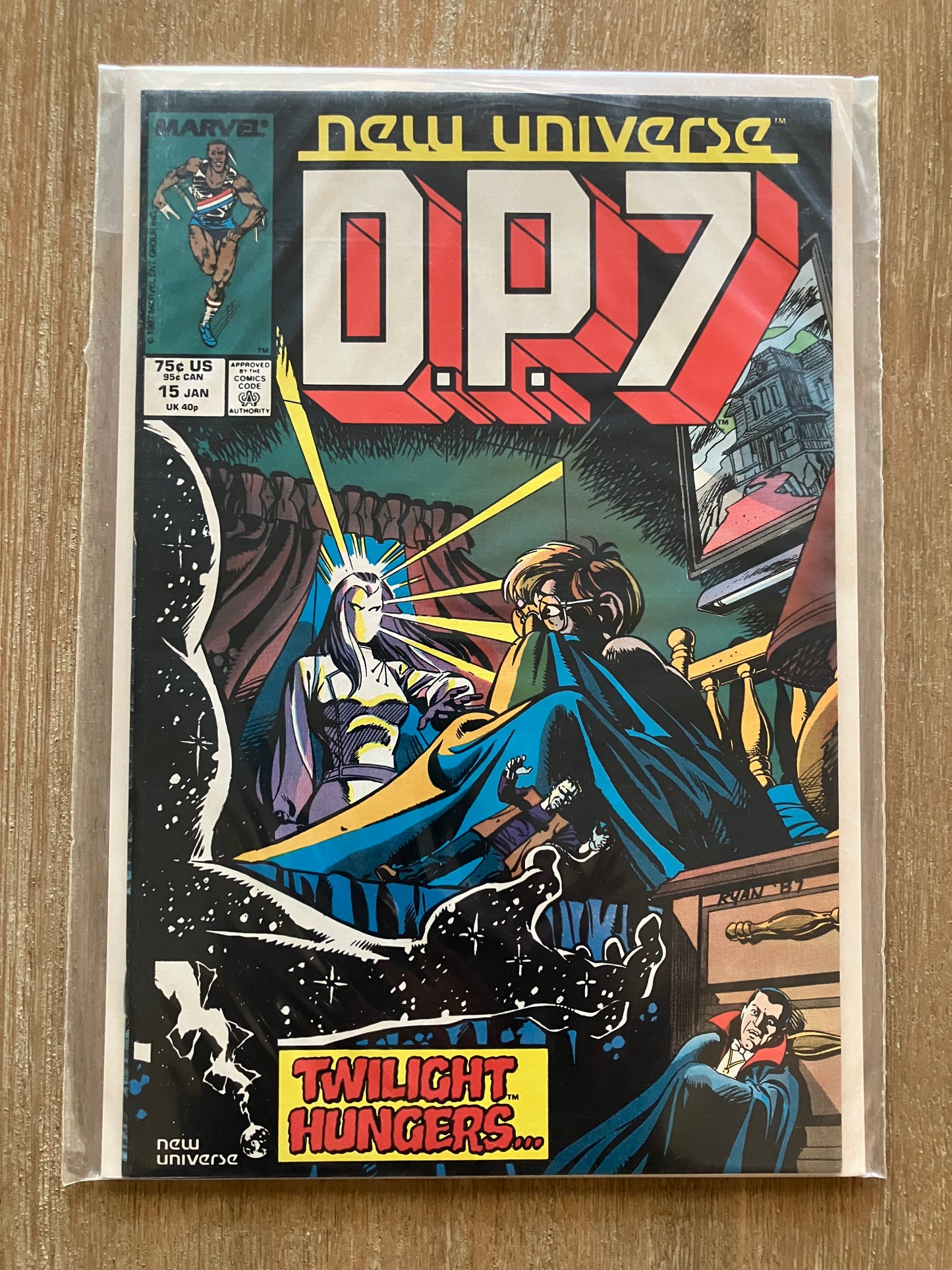 D.P.7 #15 (Volume 1, 1986 - 1989) $1 Comic Book