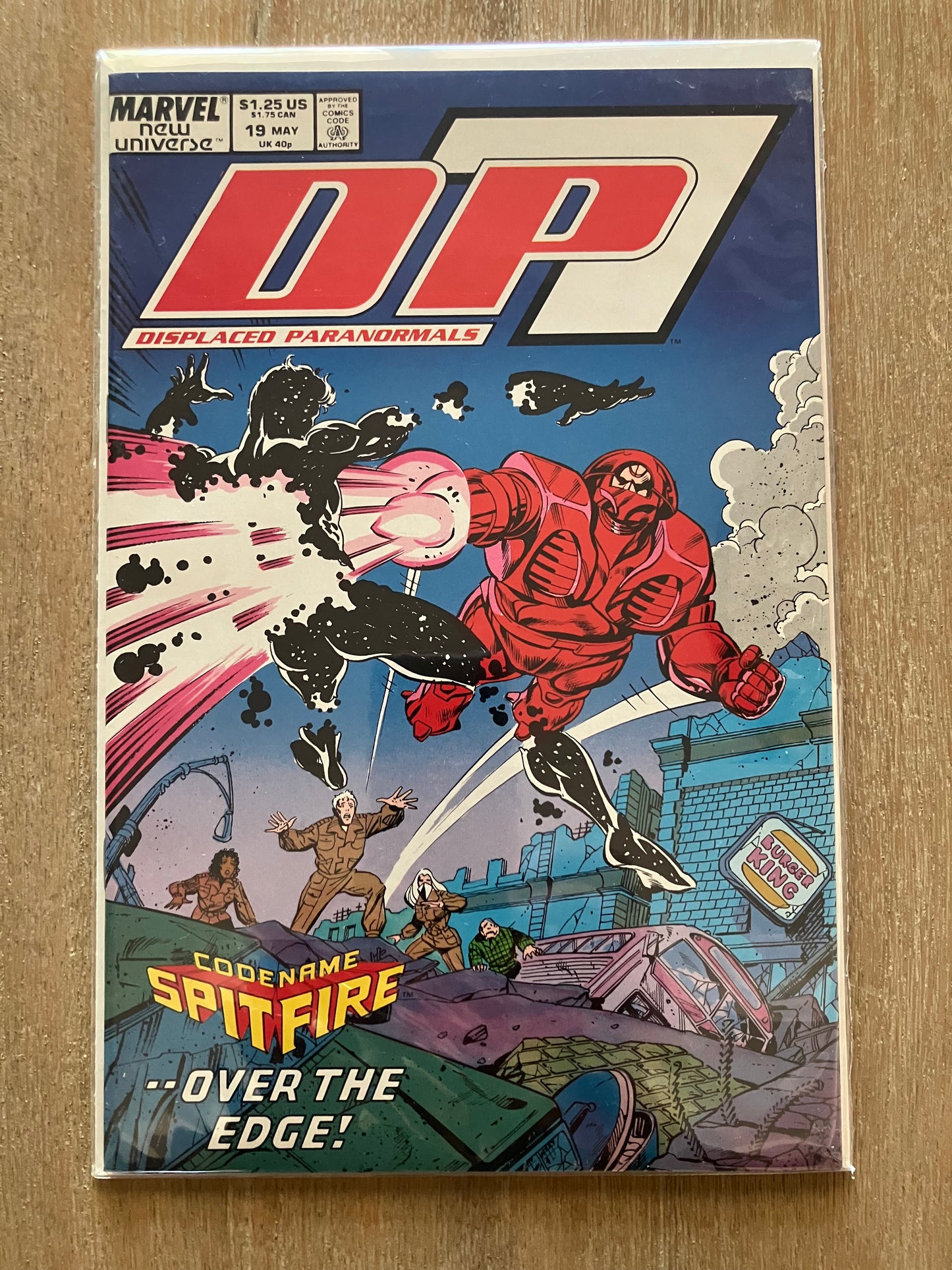 D.P.7 #19 (Volume 1, 1986 - 1989) $1 Comic Book