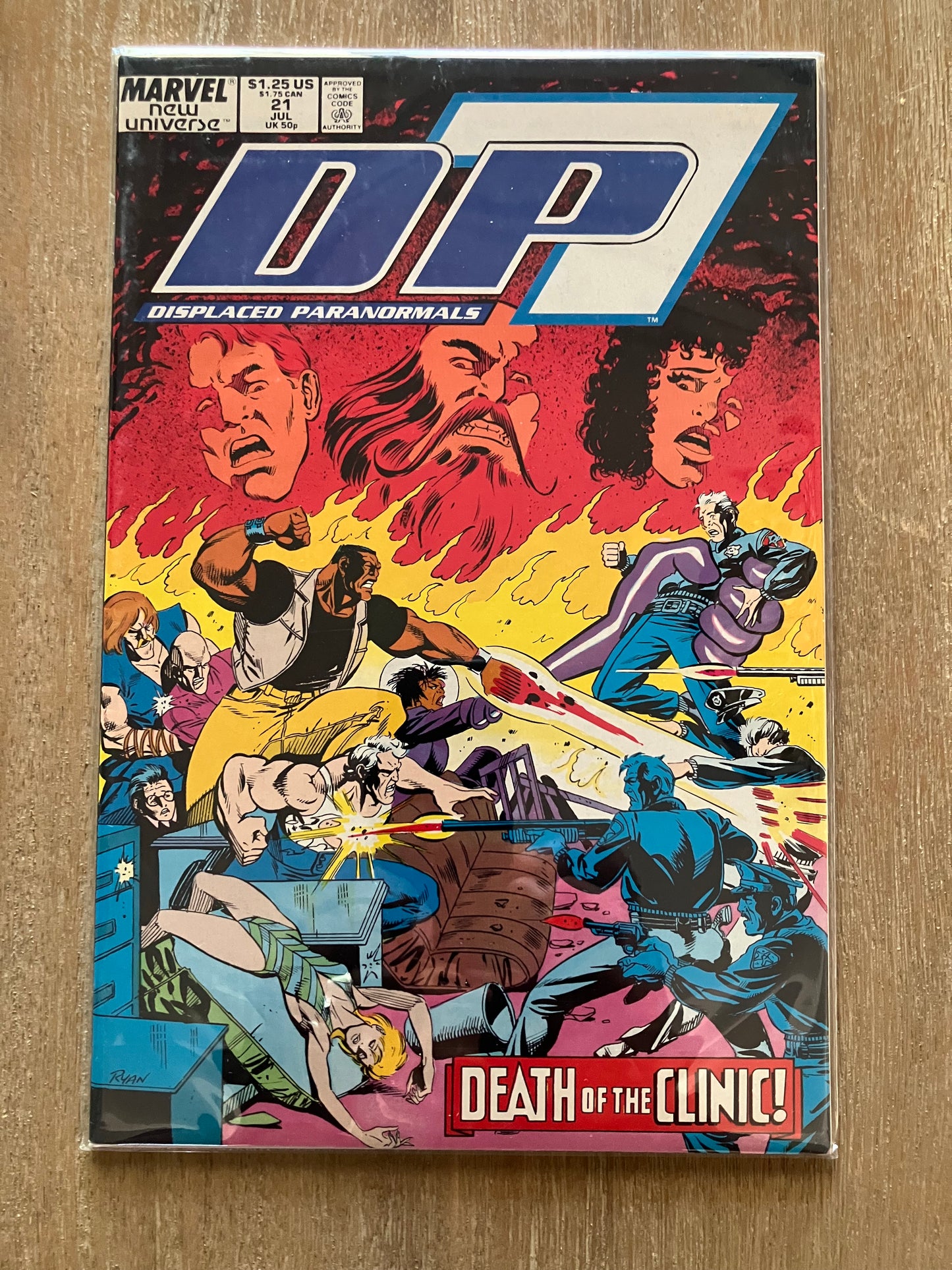 D.P.7 #21 (Volume 1, 1986 - 1989) $1 Comic Book
