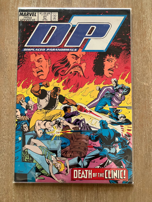 D.P.7 #21 (Volume 1, 1986 - 1989) $1 Comic Book