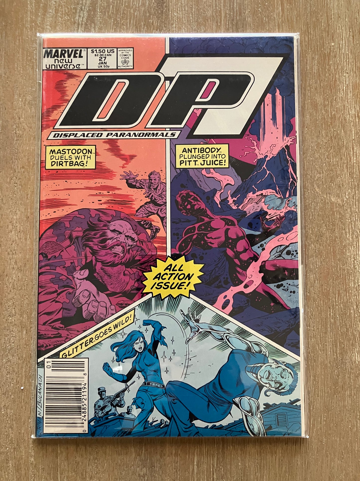 D.P.7 #27 (Volume 1, 1986 - 1989) $1 Comic Book