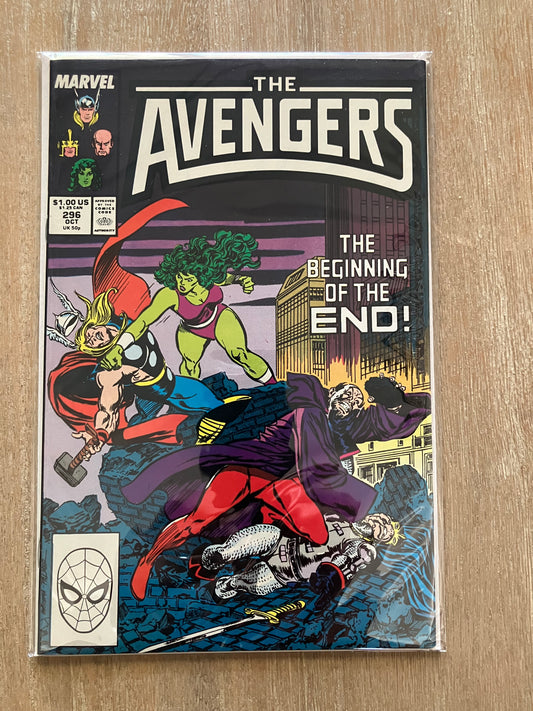 AVENGERS, THE #296 (Volume 1, 1963 - 1996) $1 Comic Book