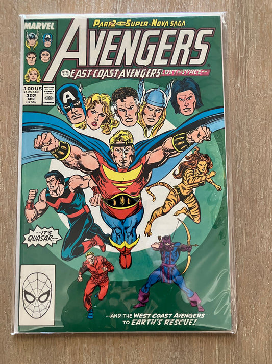 AVENGERS, THE #302 (Volume 1, 1963 - 1996) $1 Comic Book