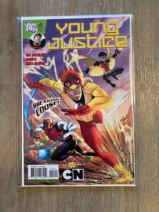 YOUNG JUSTICE #3 (Volume 1, 2011 - 2013) $1 Comic Book