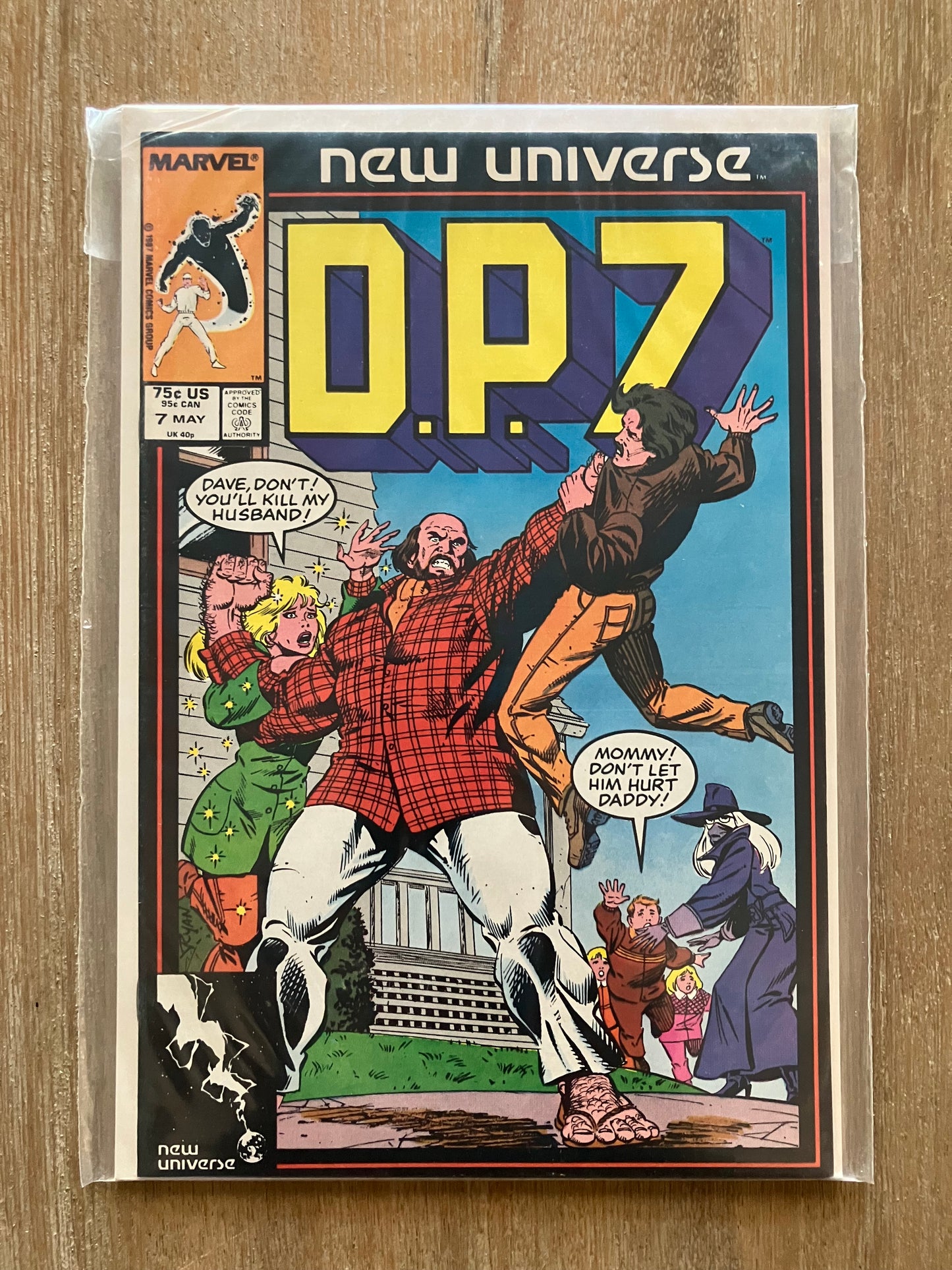 D.P.7 #7 (Volume 1, 1986 - 1989) $1 Comic Book
