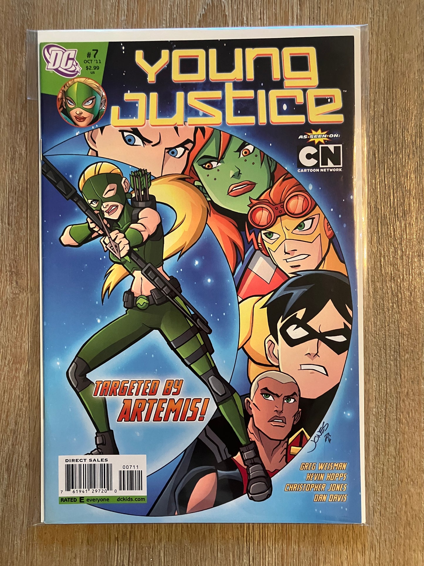 YOUNG JUSTICE #7 (Volume 1, 2011 - 2013) $1 Comic Book