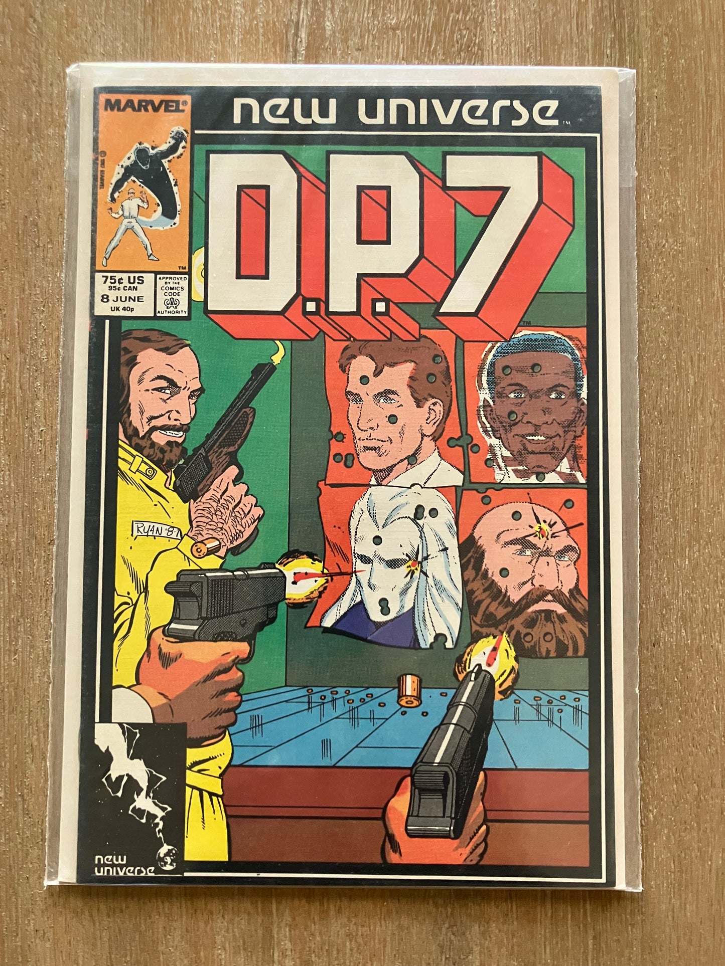 D.P.7 #8 (Volume 1, 1986 - 1989) $1 Comic Book