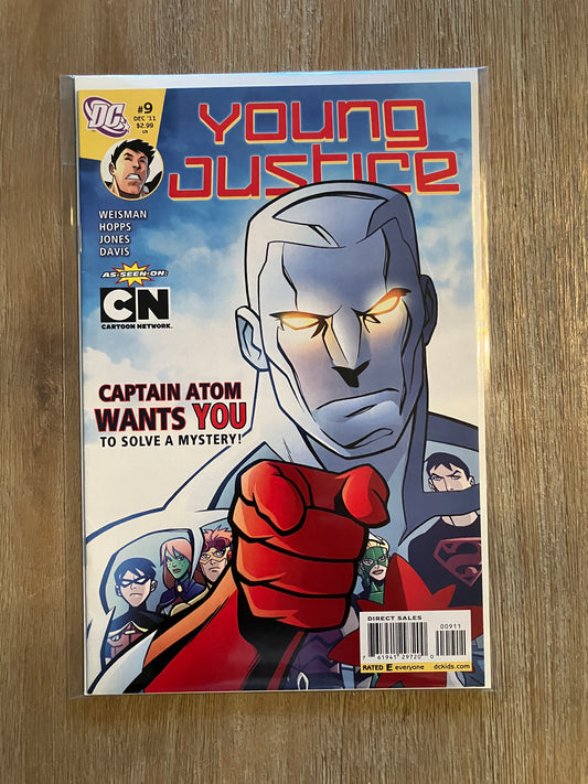 YOUNG JUSTICE #9 (Volume 1, 2011 - 2013) $1 Comic Book