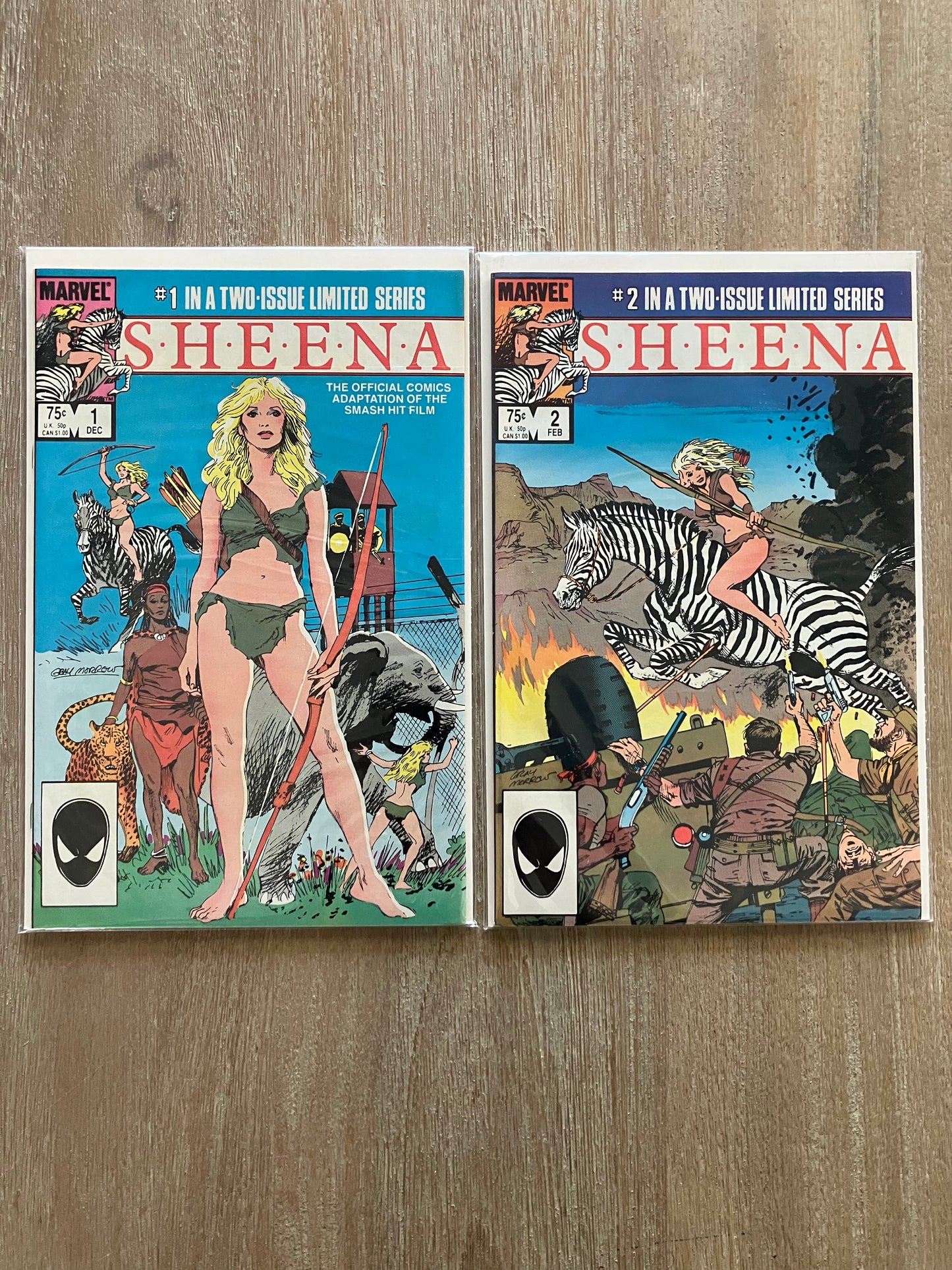 LOT OF SHEENA COMIC BOOKS (Volume 1, 1984 - 1985)