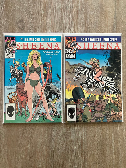 LOT OF SHEENA COMIC BOOKS (Volume 1, 1984 - 1985)