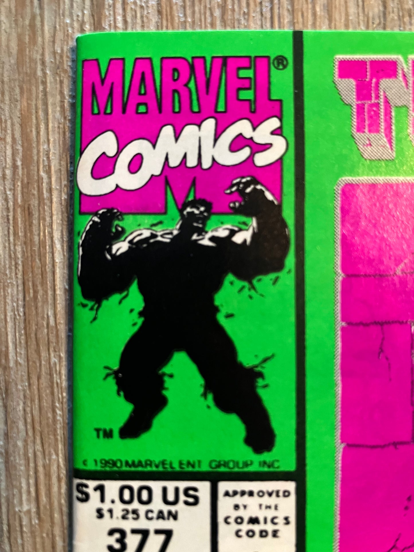 THE INCREDIBLE HULK #377 (Volume 1, 1968 - 1999)