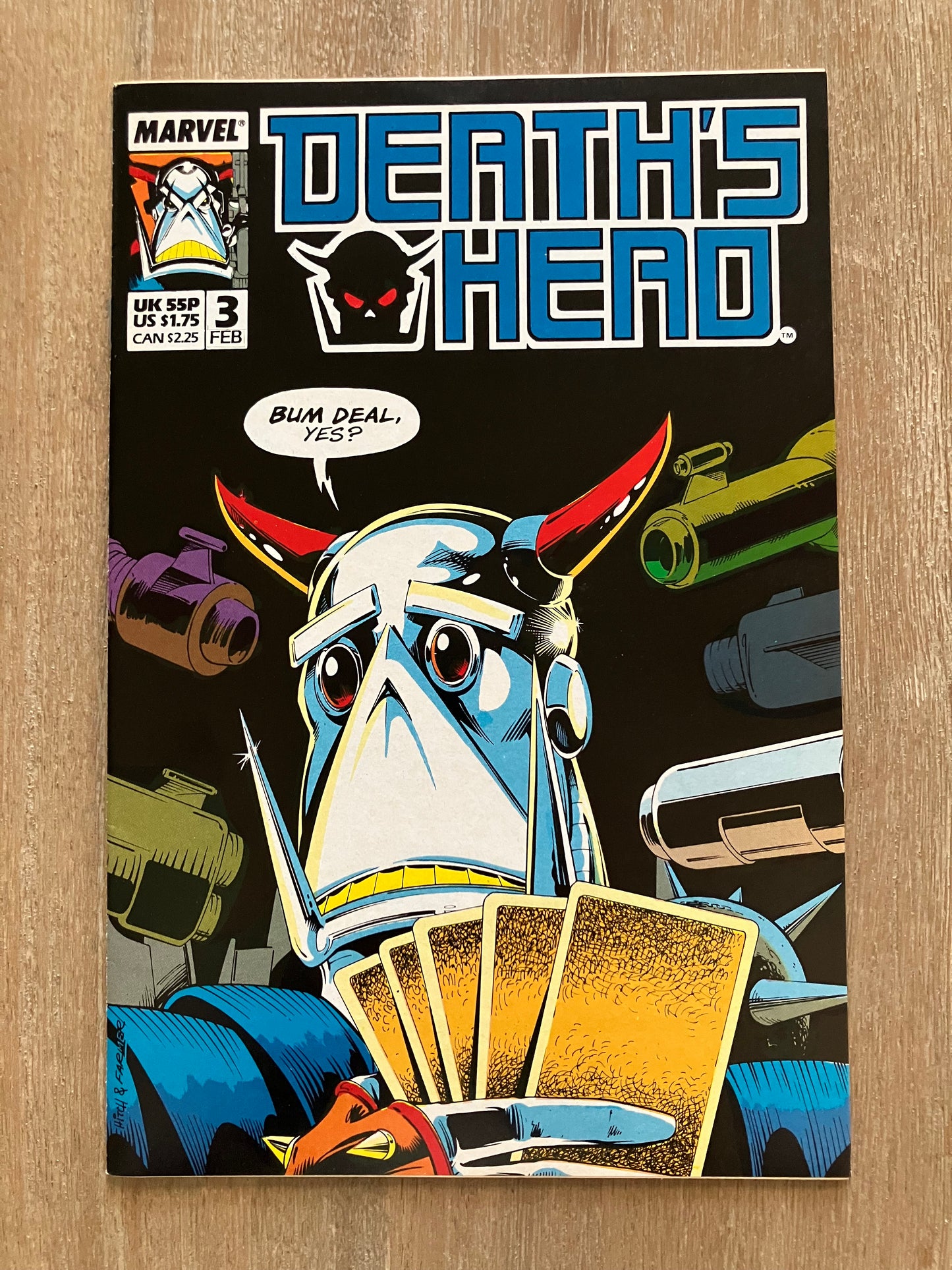 DEATH'S HEAD #3 (Volume 1, 1988 - 1989)