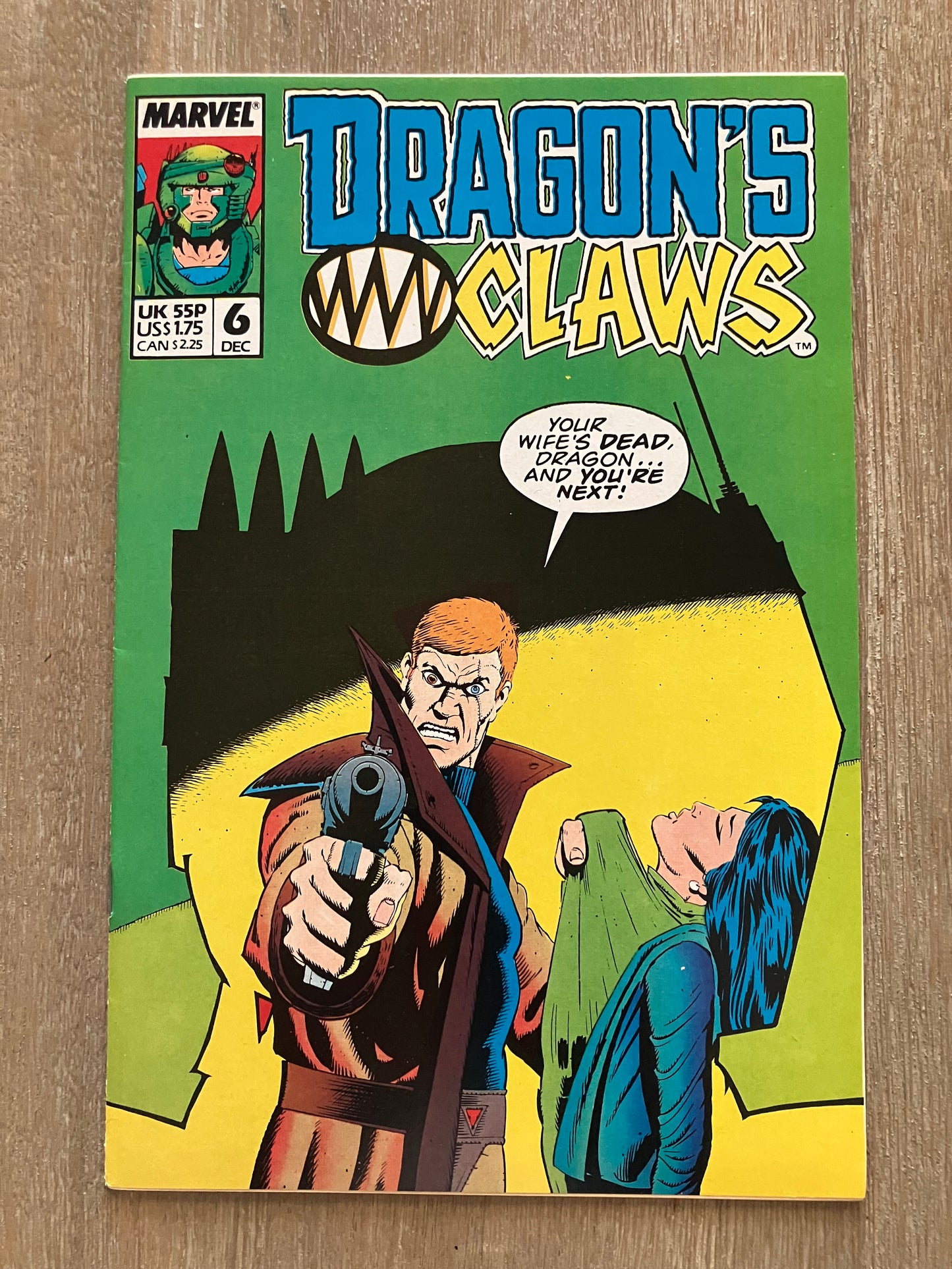 DRAGON'S CLAWS #6 (Volume 1, 1988 - 1989)