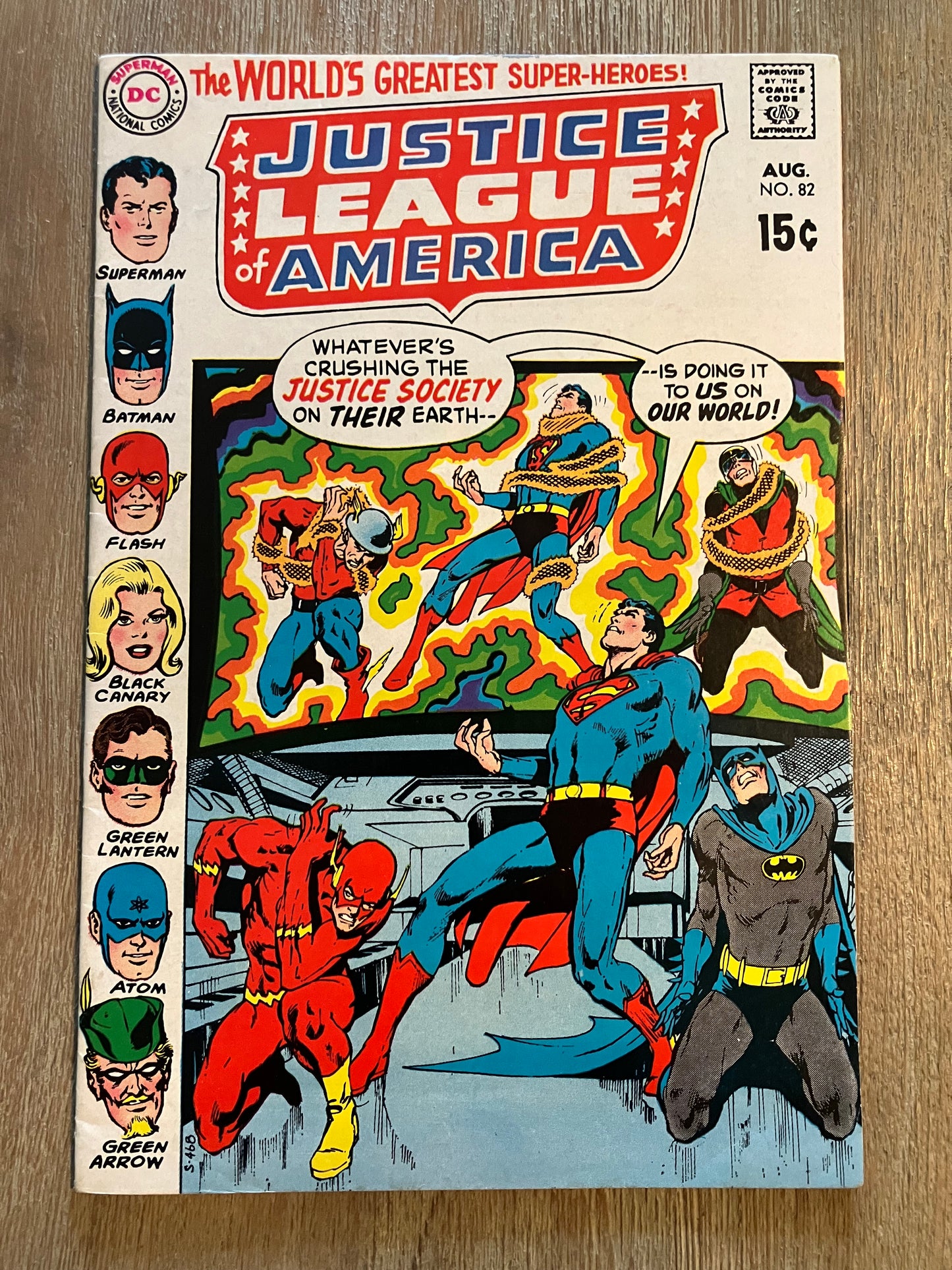 JUSTICE LEAGUE OF AMERICA #82 (Volume 1, 1960 - 1987)