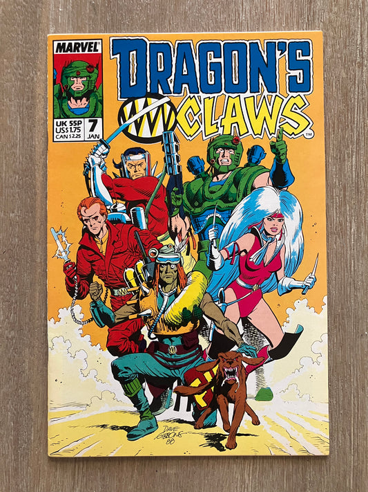 DRAGON'S CLAWS #7 (Volume 1, 1988 - 1989)