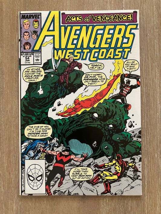 AVENGERS WEST COAST #54 (Volume 1, 1989 - 1994)