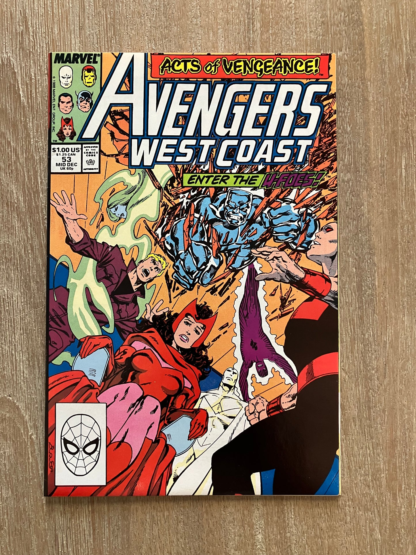 AVENGERS WEST COAST #53 (Volume 1, 1989 - 1994)