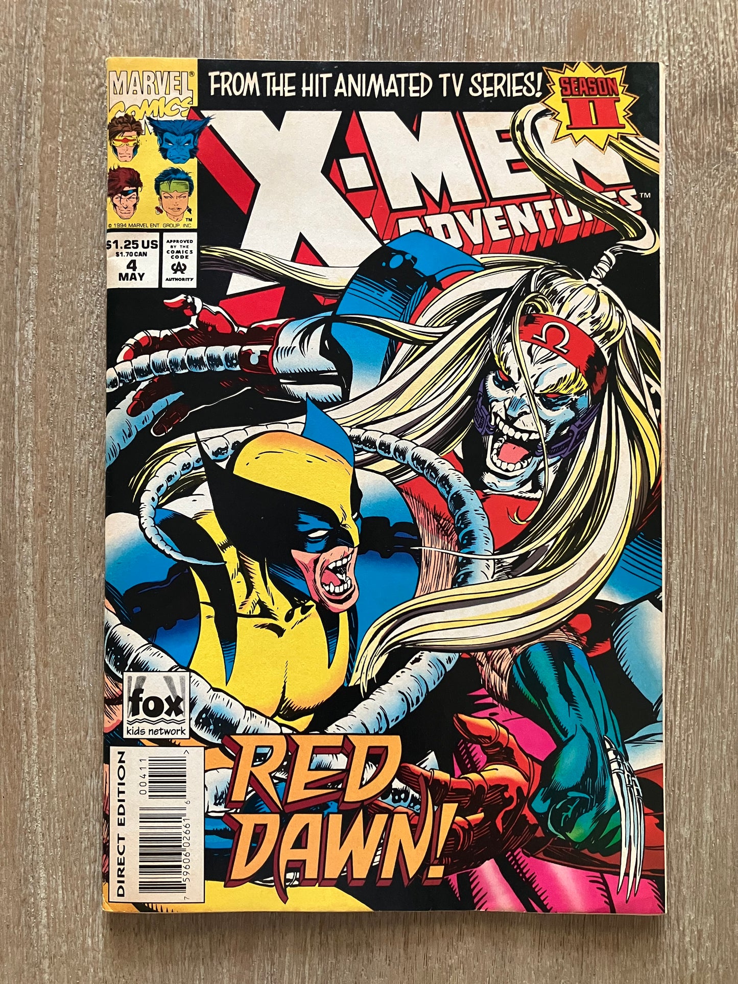 X-MEN ADVENTURES II #4 (Volume 2, 1994 - 1995)