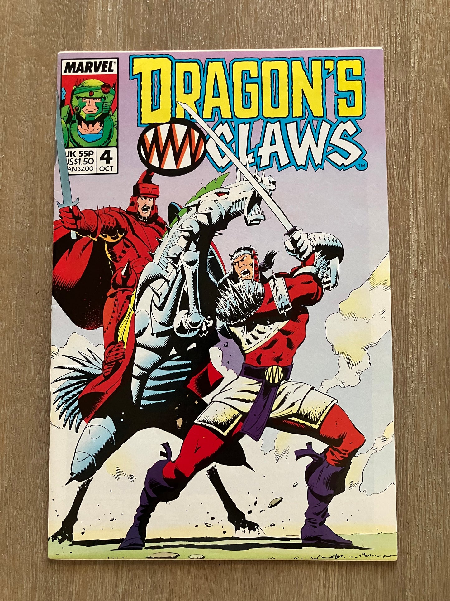 DRAGON'S CLAWS #4 (Volume 1, 1988 - 1989)