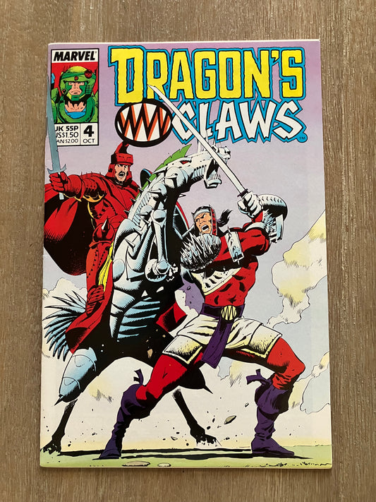 DRAGON'S CLAWS #4 (Volume 1, 1988 - 1989)