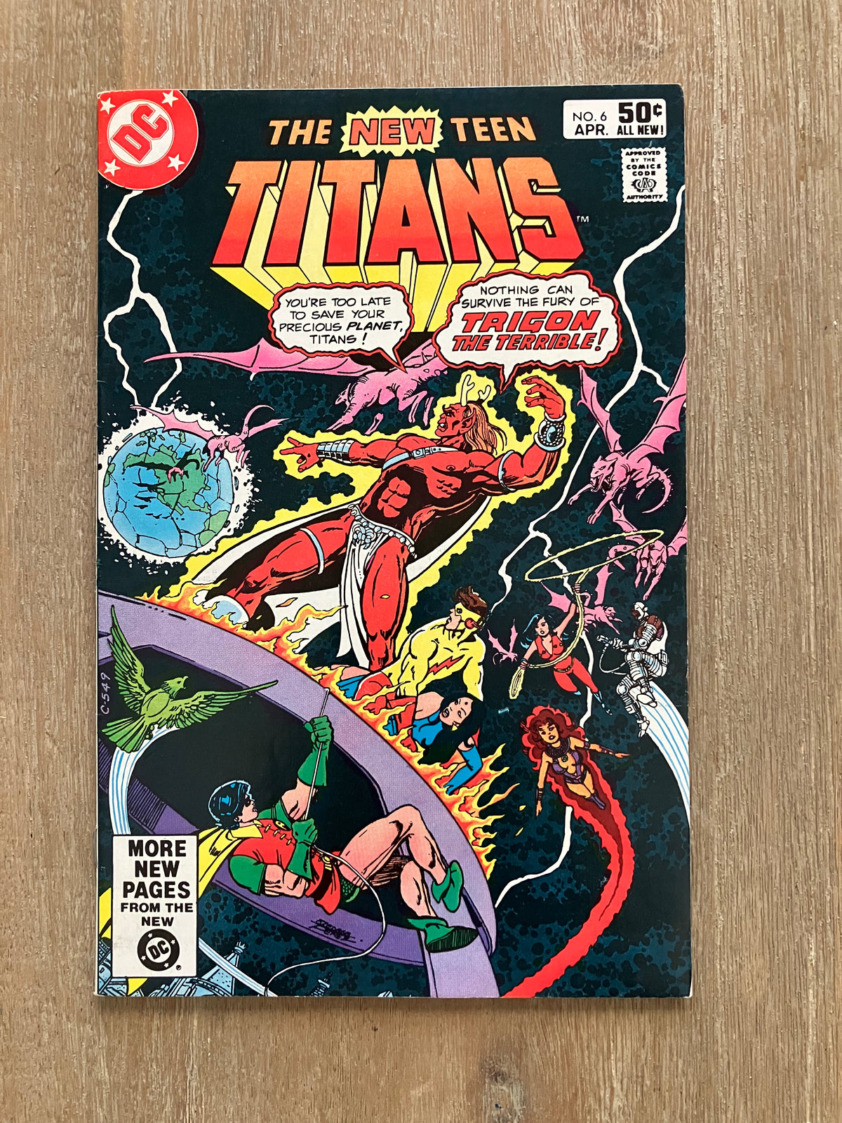 NEW TEEN TITANS, THE #6 (Volume 1, 1980 - 1984)