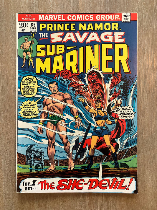 SUB-MARINER #65 (Volume 2, 1968 - 1974)