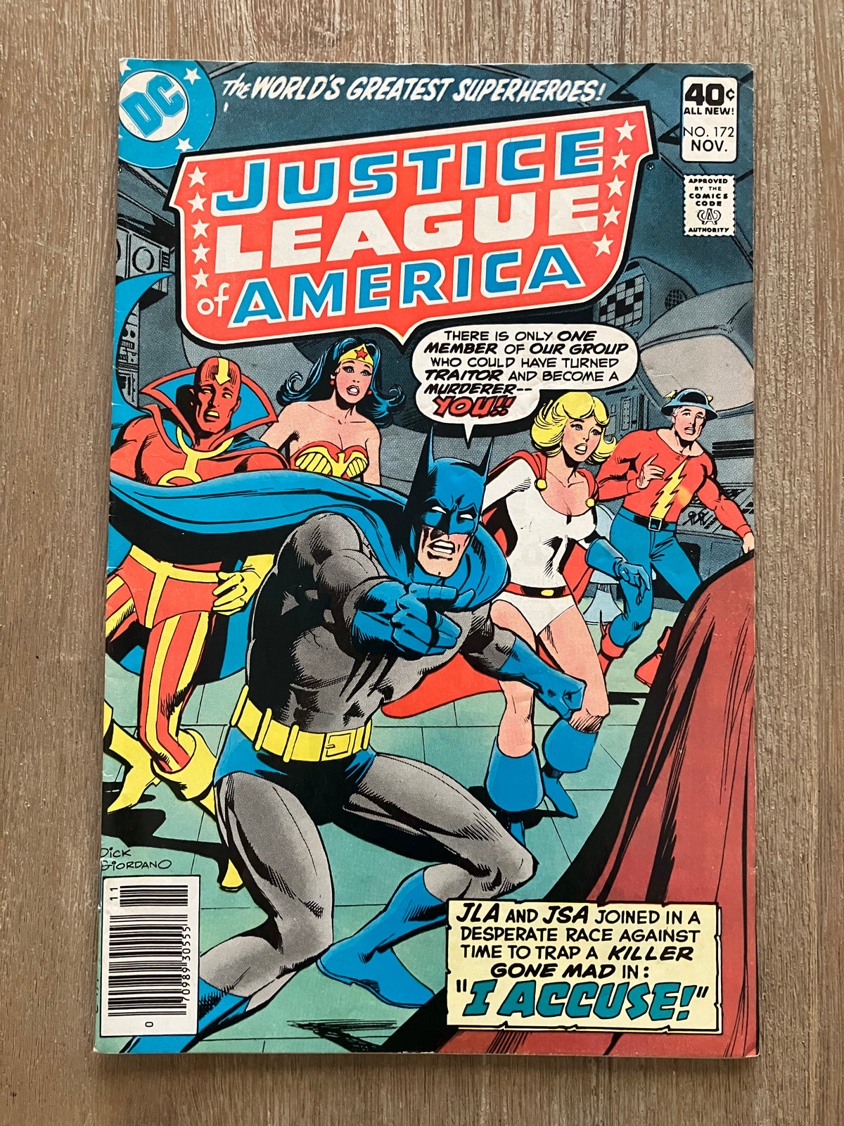 JUSTICE LEAGUE OF AMERICA #172 (Volume 1, 1960 - 1987)