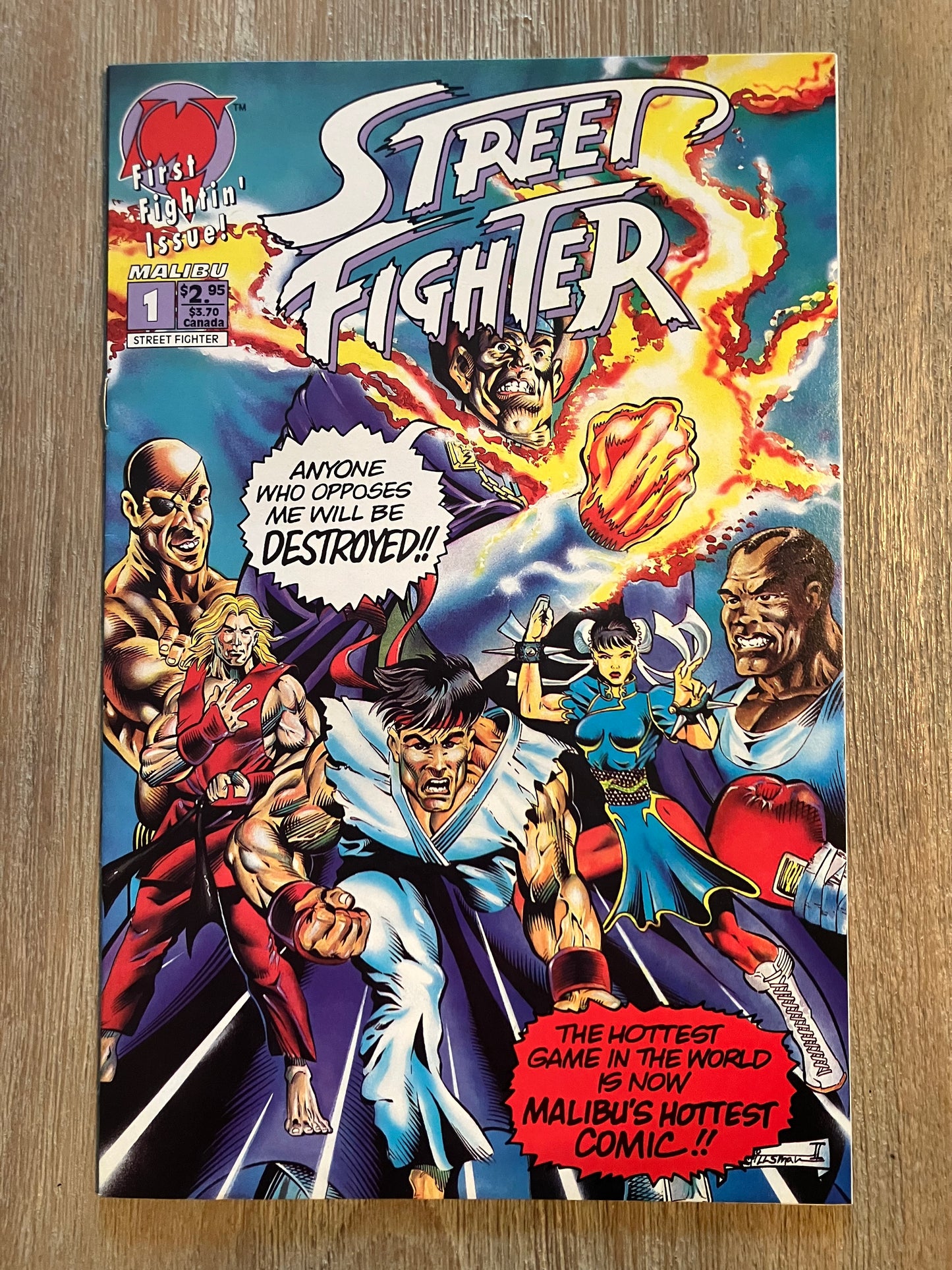 STREET FIGHTER #1 (Malibu, 1993)