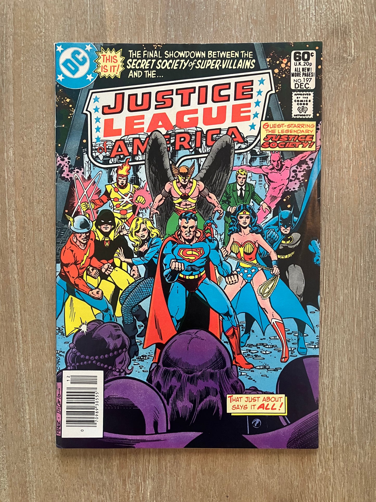 JUSTICE LEAGUE OF AMERICA #197 (Volume 1, 1960 - 1987)