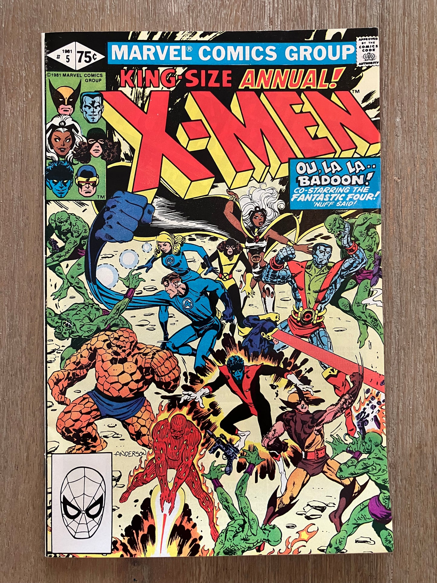 UNCANNY X-MEN, THE ANNUAL #5 (VOLUME 1, 1963 - 2011)