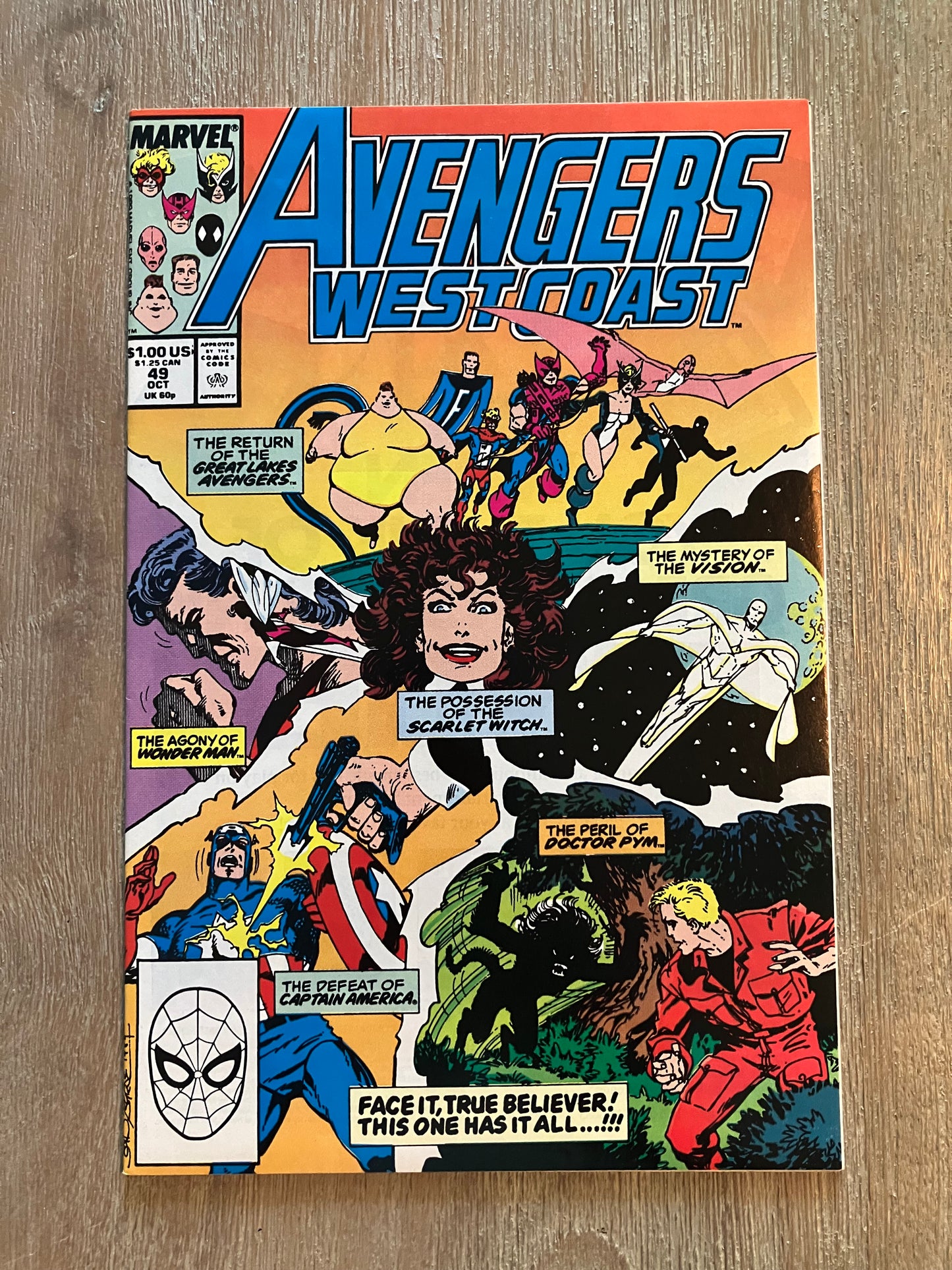 AVENGERS WEST COAST #49 (Volume 1, 1989 - 1994)